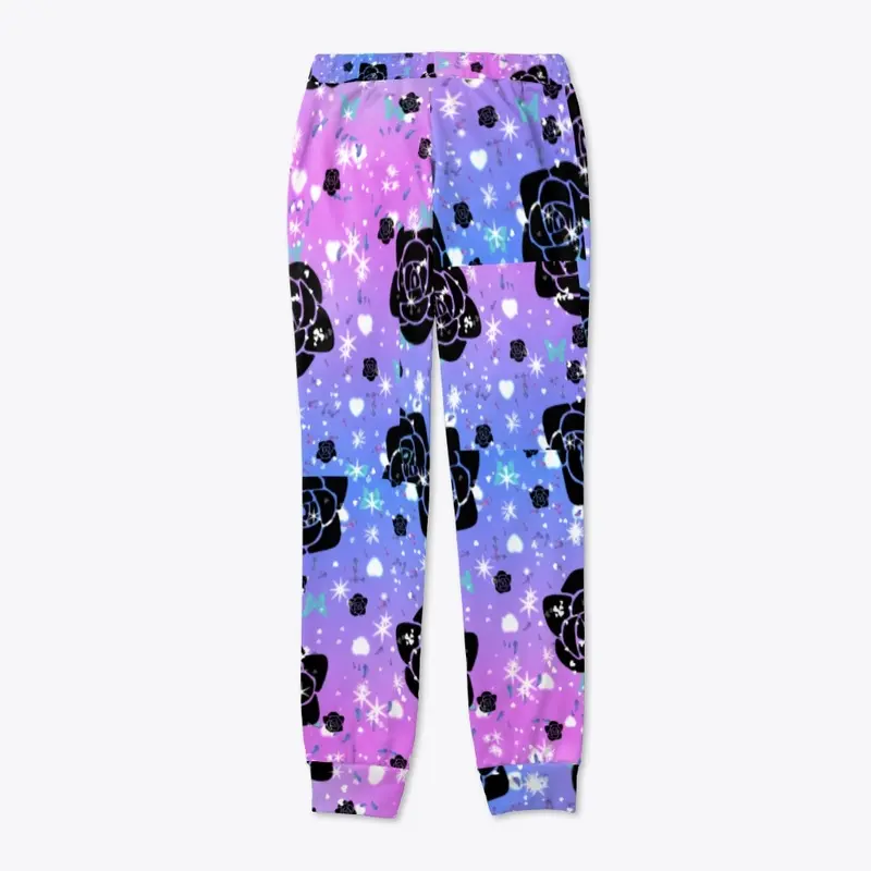 Floral Tie-Dye Joggers